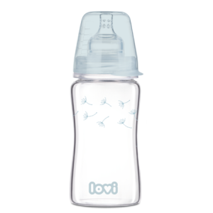 LOVI Diamond Glass fľaša 250 ml Botanic 3m+