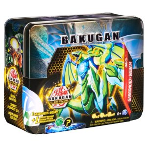 BAKUGAN PLECHOVÝ BOX S EXKLUZÍVNYM BAKUGANOM S4