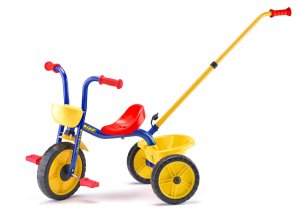 Trojkolka Baby Trike s vodiacou tyčou