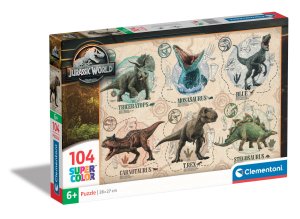 Puzzle - 104 dielikov Jurský svet